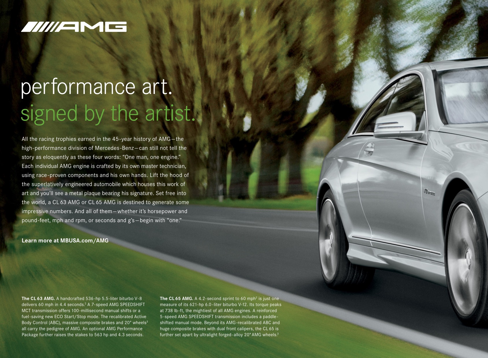2012 Mercedes-Benz CL-Class Brochure Page 4